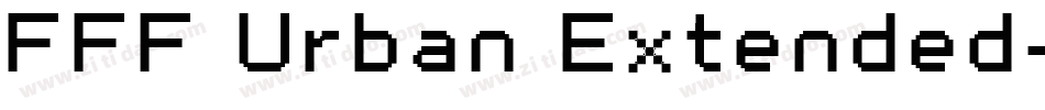 FFF Urban Extended字体转换